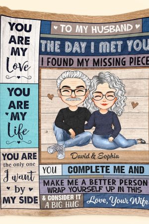 You Are My Love You Are My Life - Personalized Couple Blanket Big Size