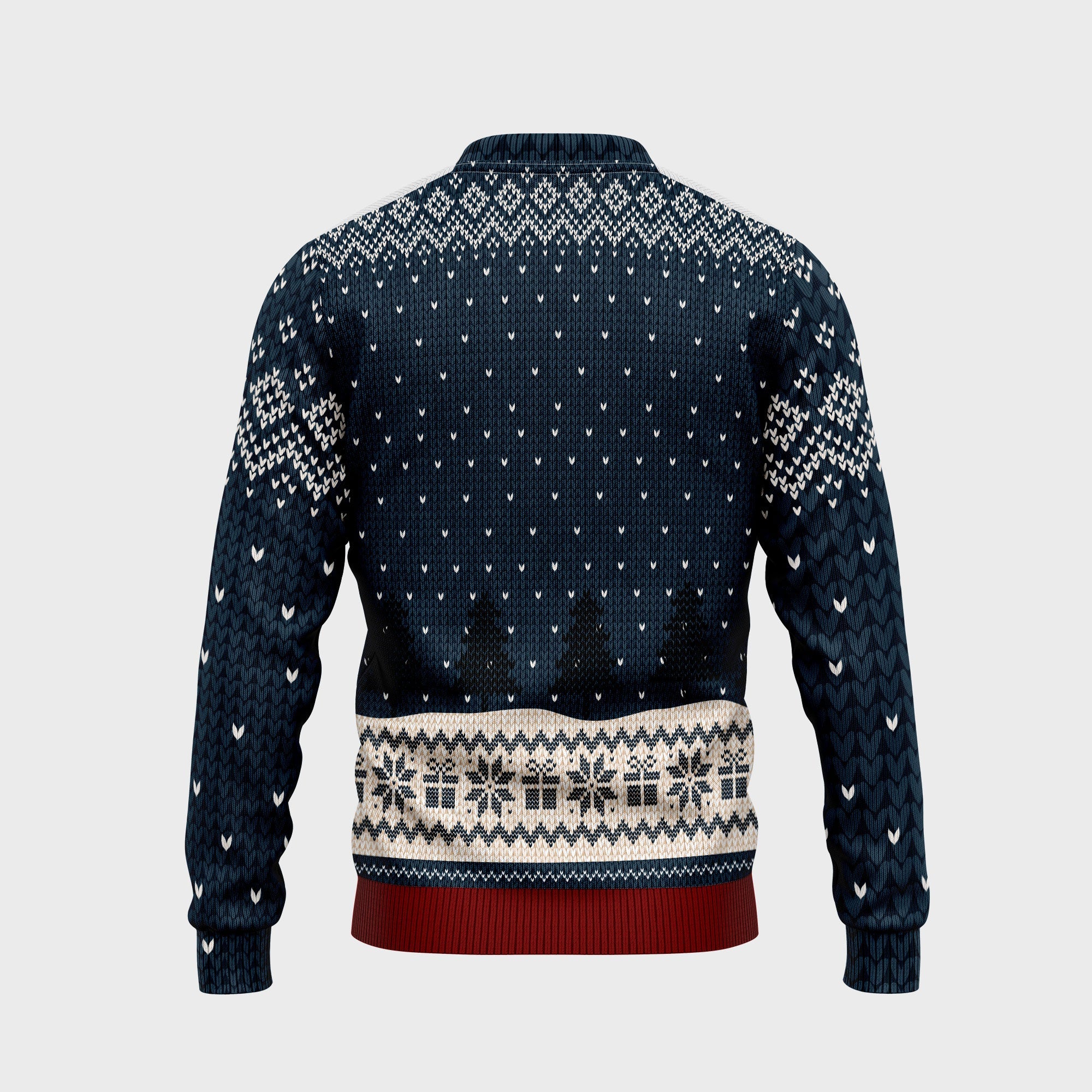 You & Me And The Dogs - Personalized Ugly Sweater - Image 4