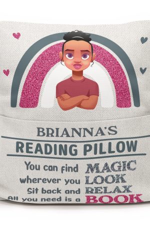 All You Need Is A Book - Personalized Pocket Pillow (Insert Included)