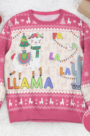 Fa La La La Llma - Personalized Ugly Sweater