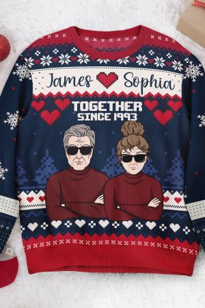 Still Together Since - Personalized Ugly Sweater