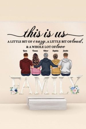 This Is Us - Personalized Acrylic Plaque